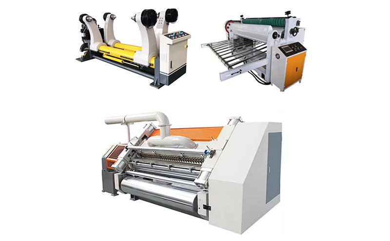 Single facer production line