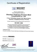 ISO certificate