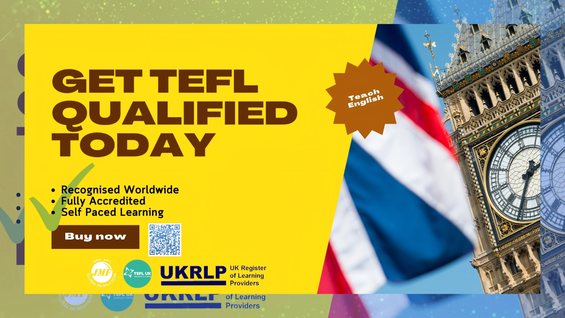 Get your TEFL NOW!