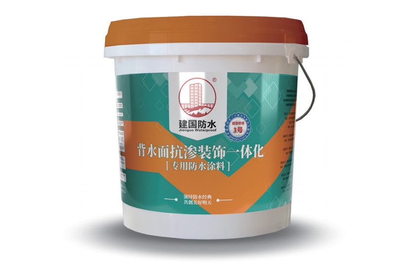 建国修缮3号-背水面 抗渗装饰一体化专用防水涂料（白）