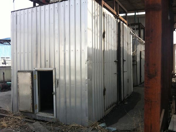 Wood carbonization kiln