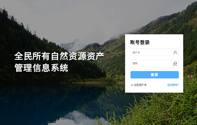 全民所有自然資源資產管理信息系統