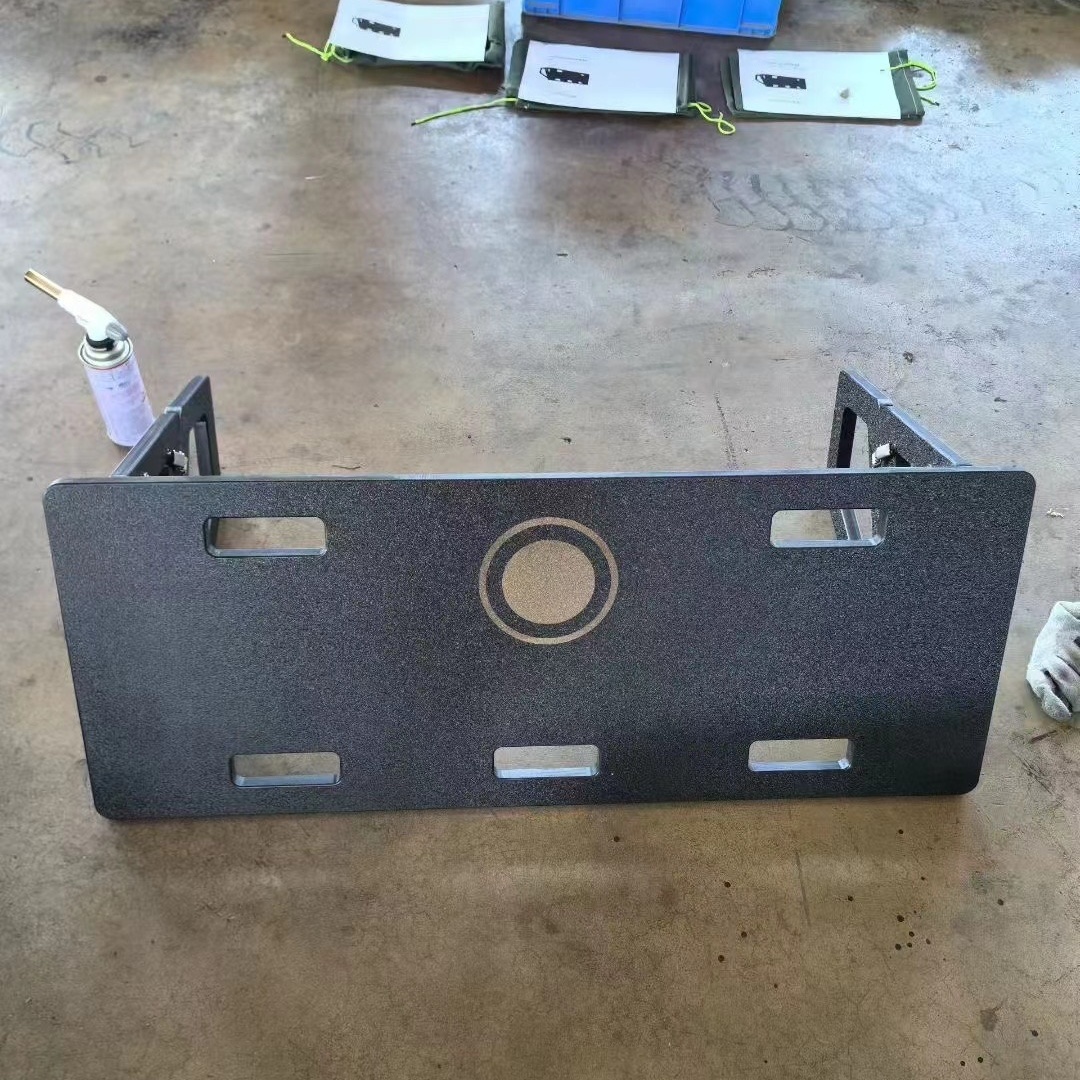 Black HDPE matte 1-meter long football rebound board