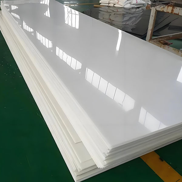 Гладкая белая глянцевая доска из HDPE пластика