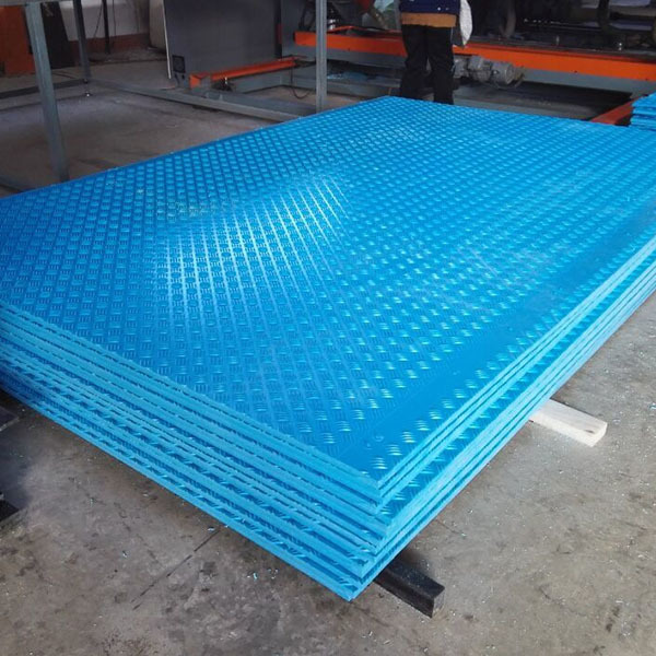 BLUE Single Sided Anti-slip Replace steel UHMWPE Road Substrate