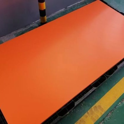 1 meter * 2 meters * 10mm thick orange HDPE sheet
