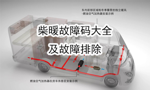 郑州宇晟科技汽车驻车加热器故障码大全及故障排除