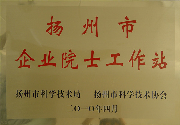 扬州市企业院士工作站
