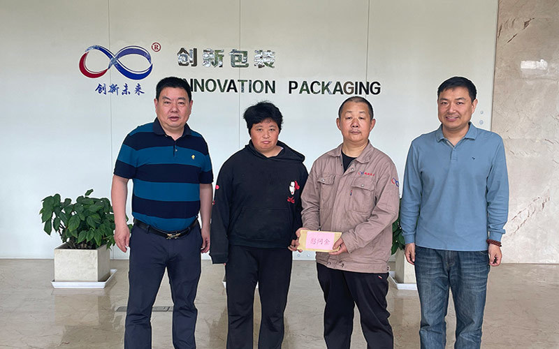高邮镇总工会主席王平一行莅临我公司指导工作