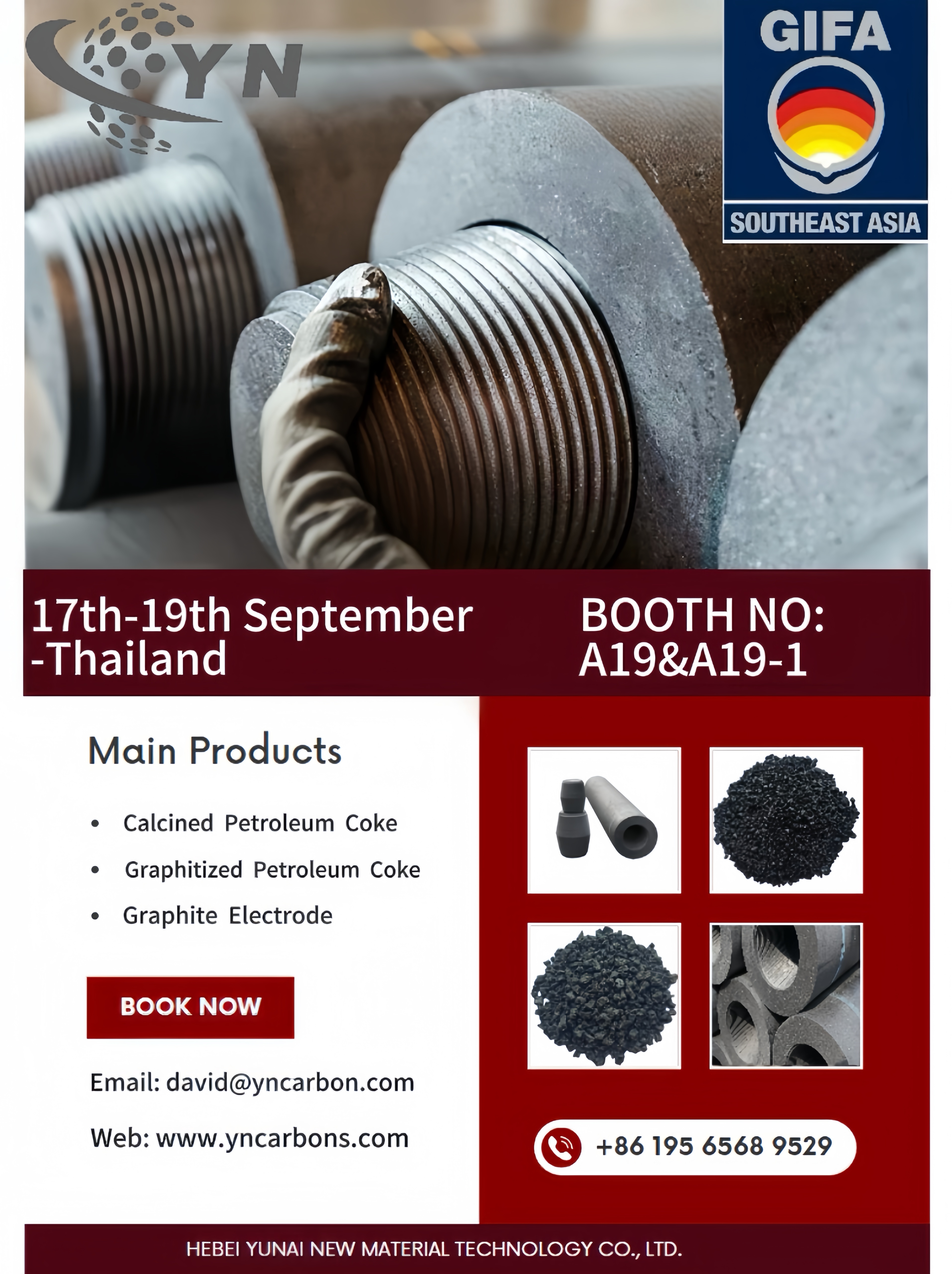 Premium Graphite Electrodes & Calcined Petroleum Coke from China | Hebei Yuna New Materials