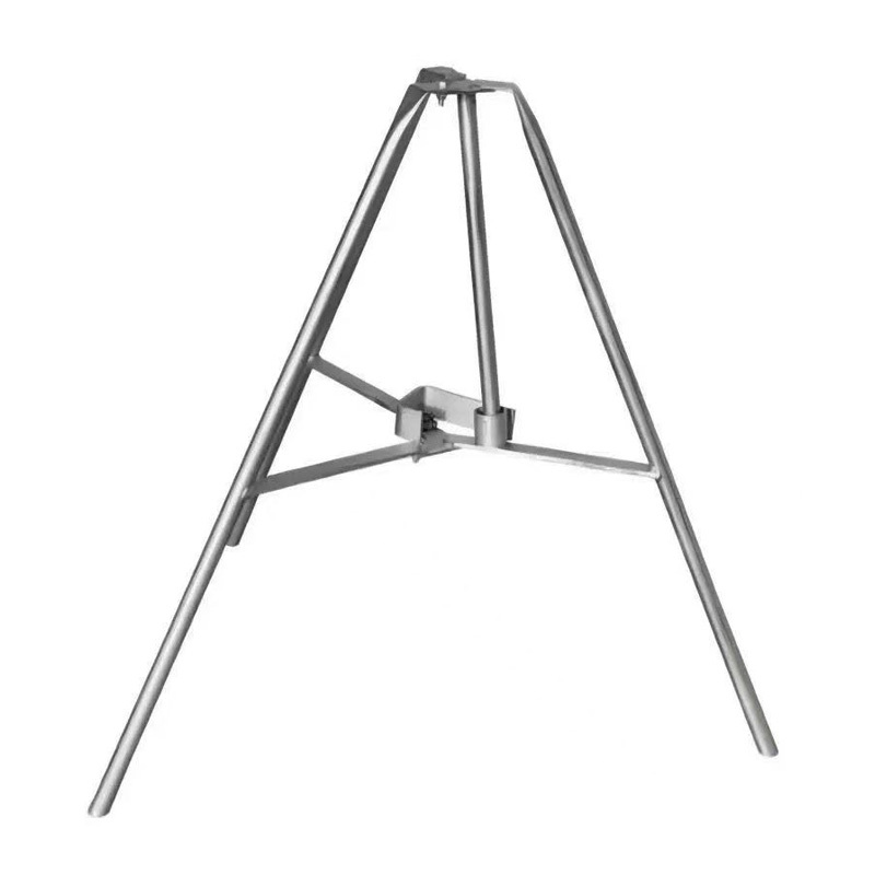 Steel supported tripod