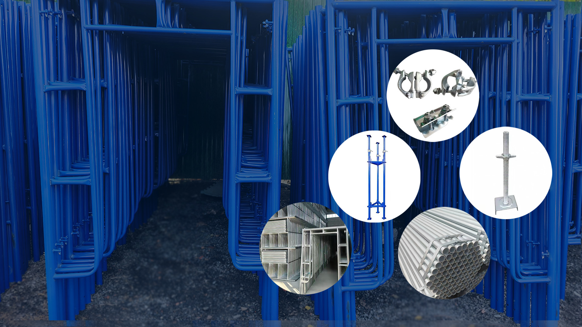 Module-based scaffolding frame