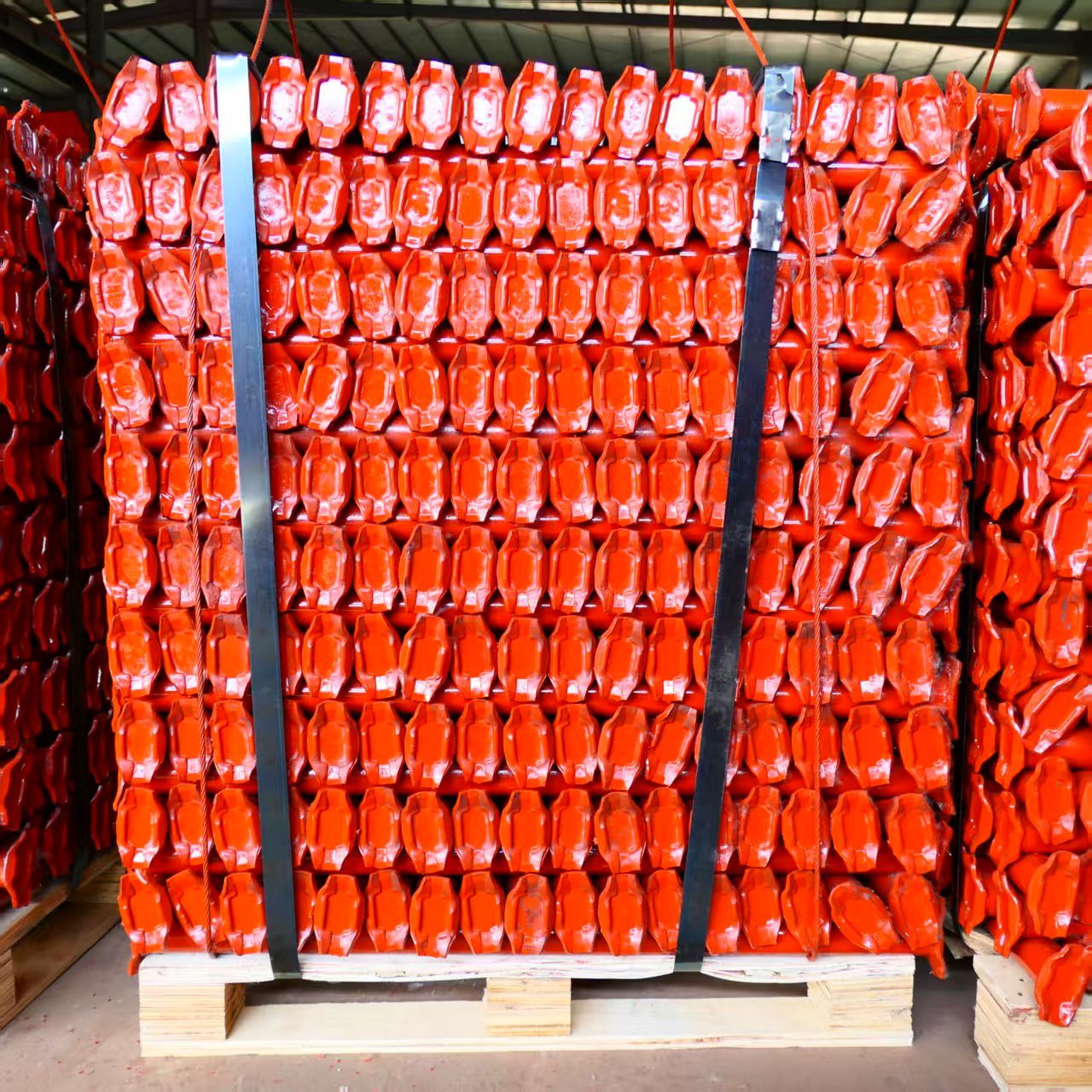 Construction points of steel supports