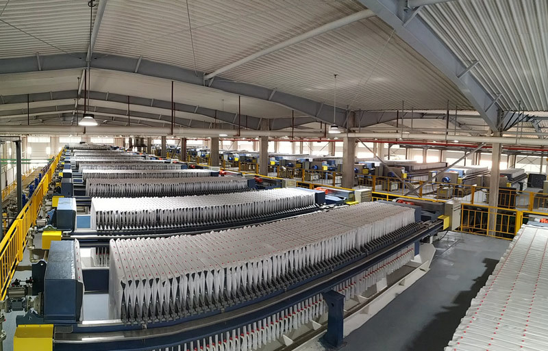 A large lithium battery production workshop A large lithium battery production workshop