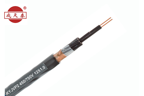 Copper core XLPE insulated PVC sheathed copper tape shielded control cable