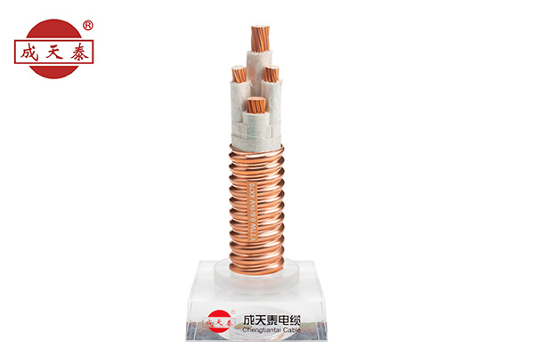 Flexible inorganic mineral insulated cable