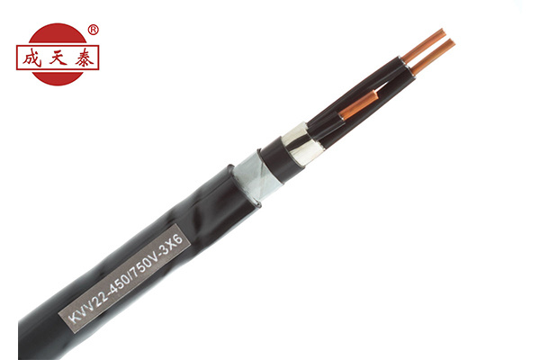Copper conductor PVC insulated steel tape armored PVC sheathed control cable