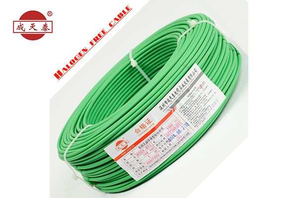Environmentally friendly radiation cross-linked wire