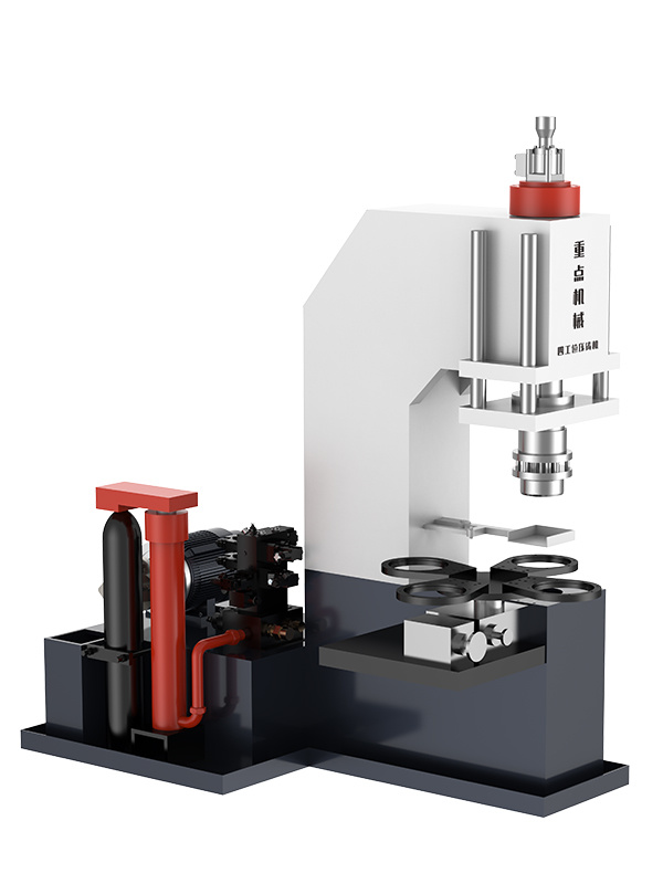 Four-station aluminum die casting machine