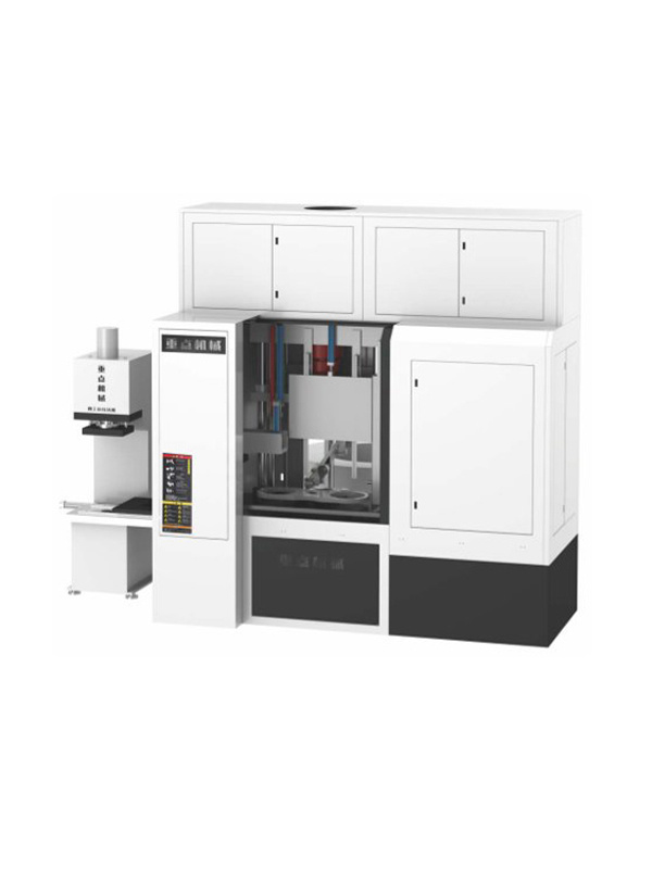 Semi-automatic multi-station aluminum die-casting machine in line with shaft press