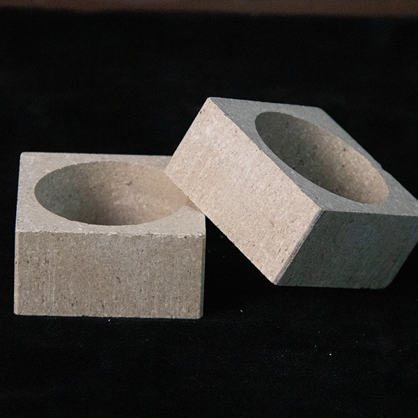 叶腊石空心块 Pyrophyllite hollow block