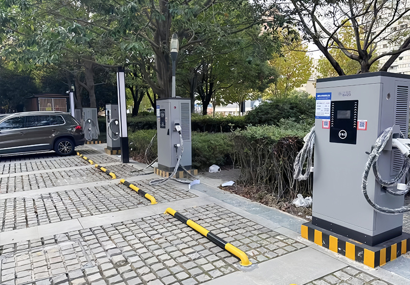 A fast charging station in Hangzhou, Zhejiang