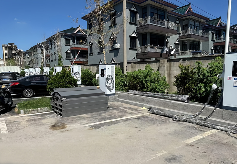 A fast charging station in Hangzhou, Zhejiang