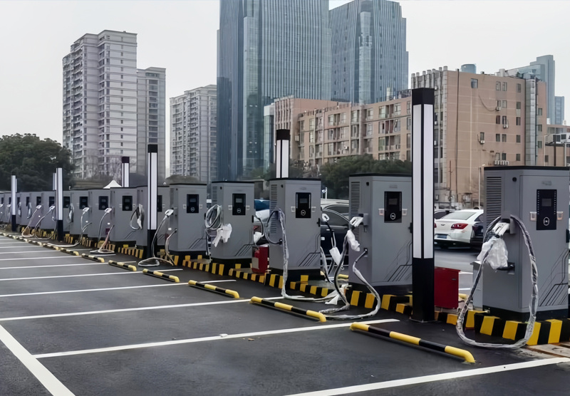 A fast charging station in Hangzhou, Zhejiang