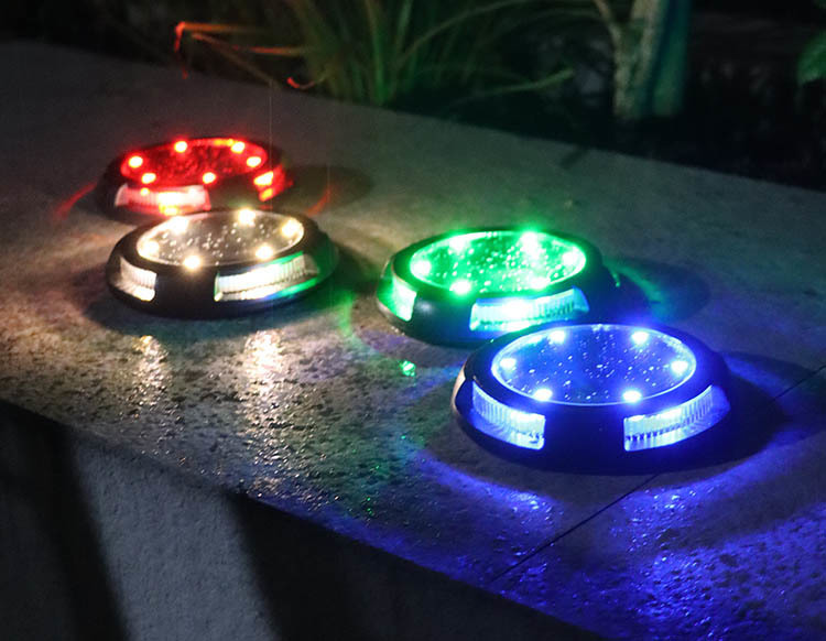 Solar disc lights
