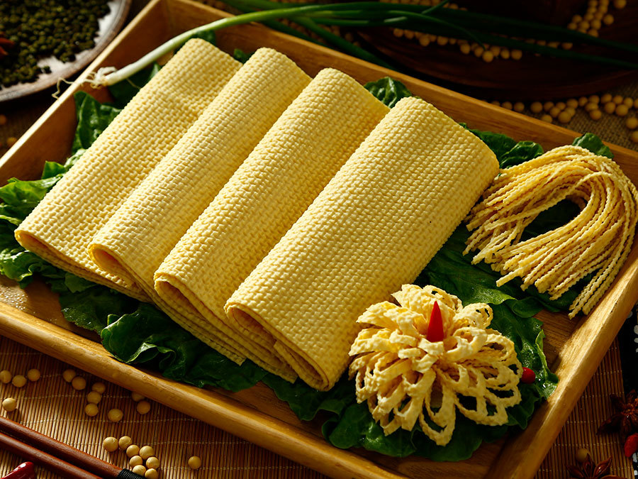 花纹干豆腐
