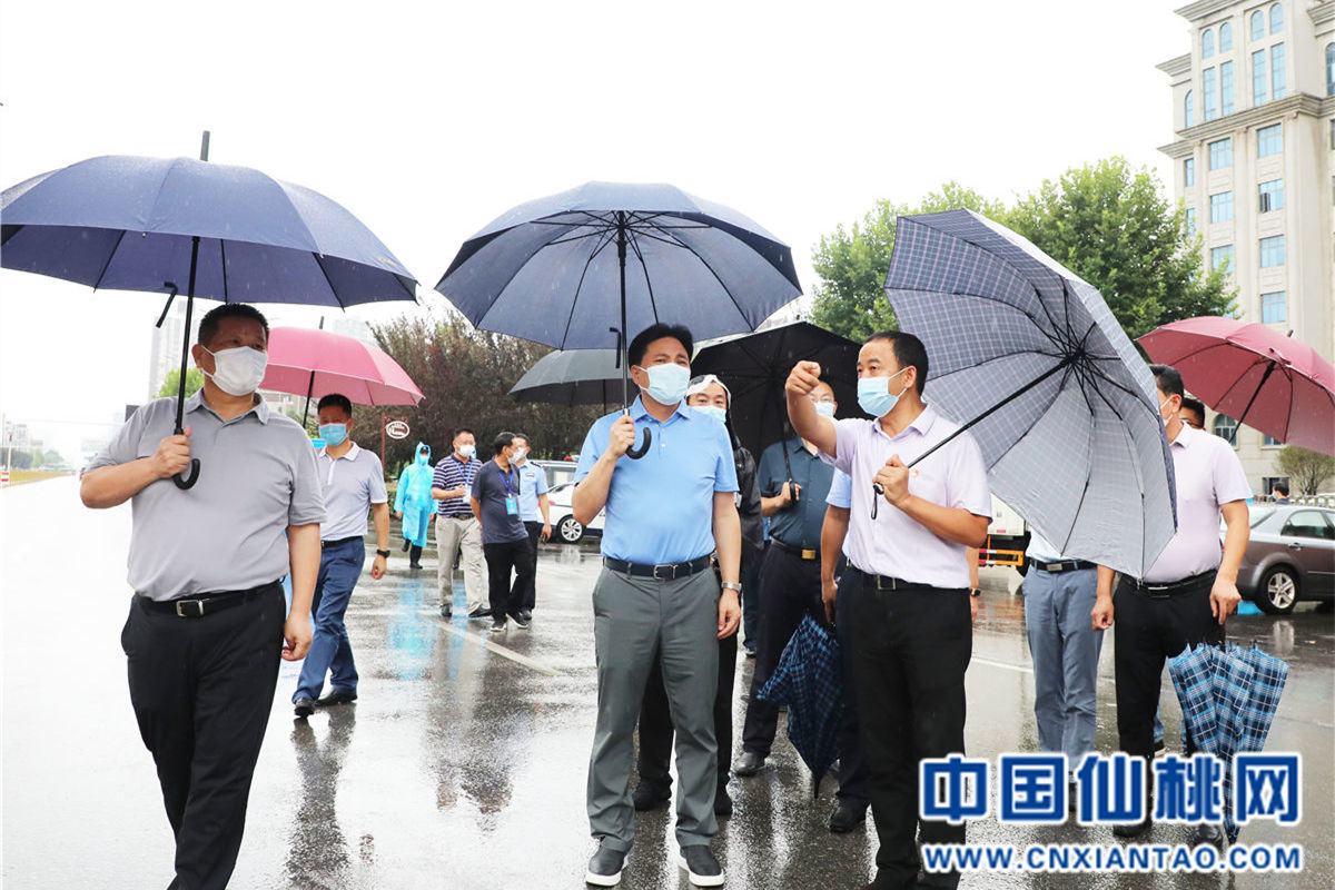 罗联峰到干河胡场张沟检查督导疫情防控工作