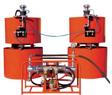 Pneumatic Fire Prevention Grouting Device for Mining