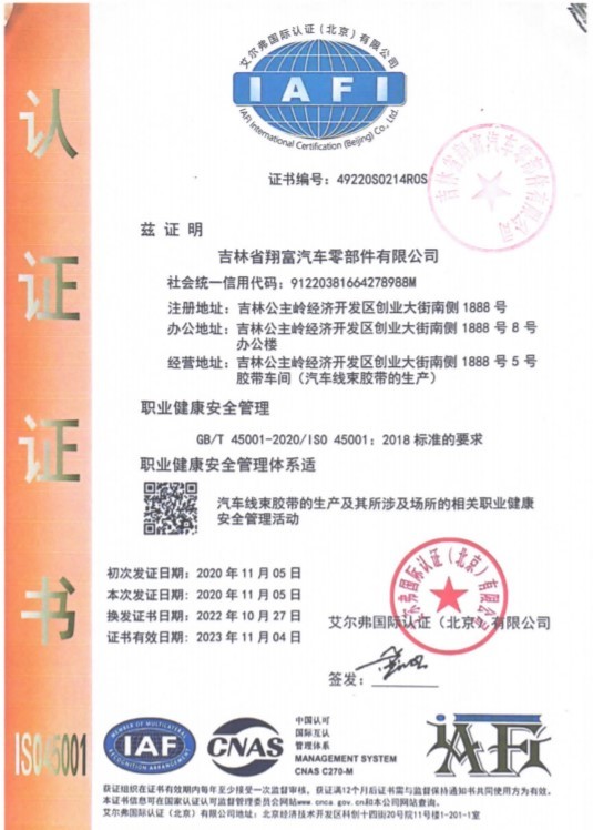 职业健康安全管理体系 职业健康安全管理体系