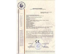 CE Certificate CE Certificate