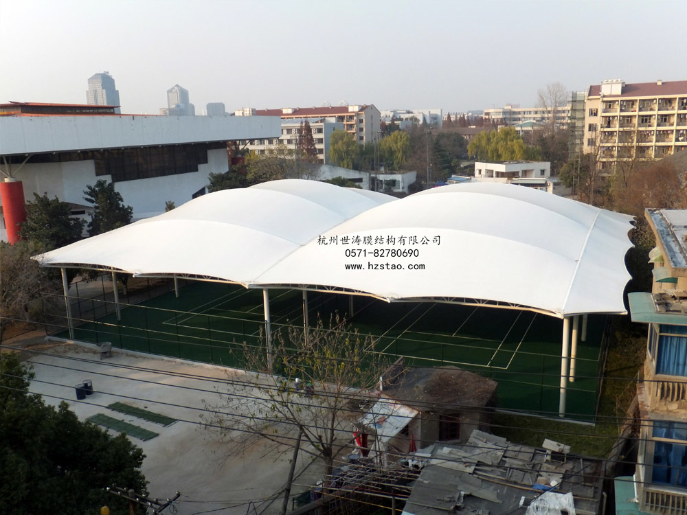 浙江大学华家池校区灯光网球场工程