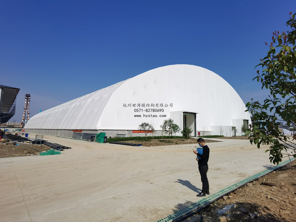 污染土治理负压大棚膜结构项目