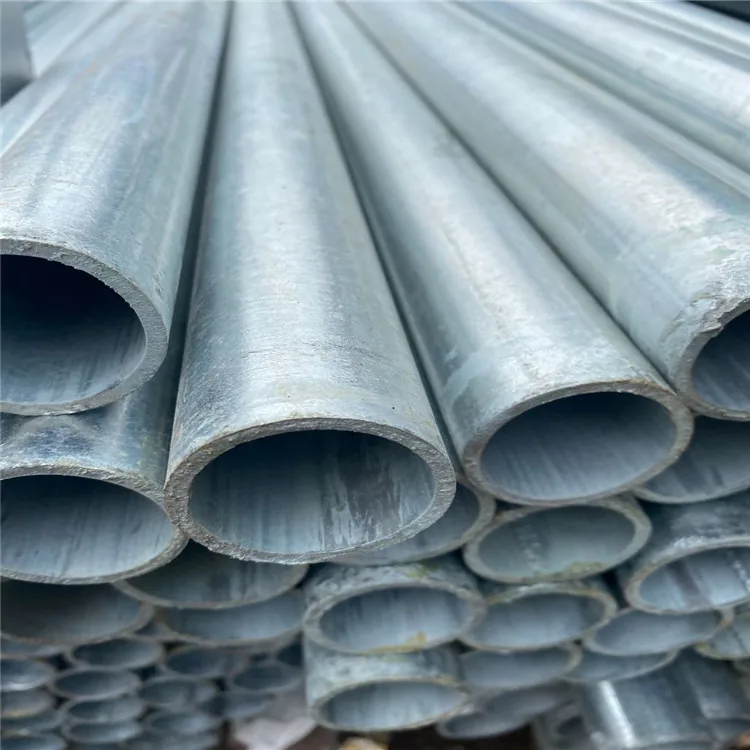 Galvanized round seamless pipe