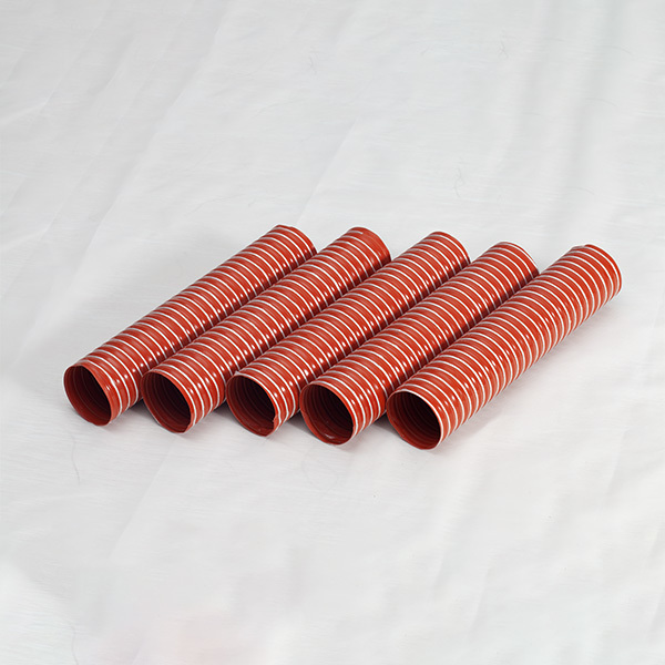 Double layer silicone duct hose