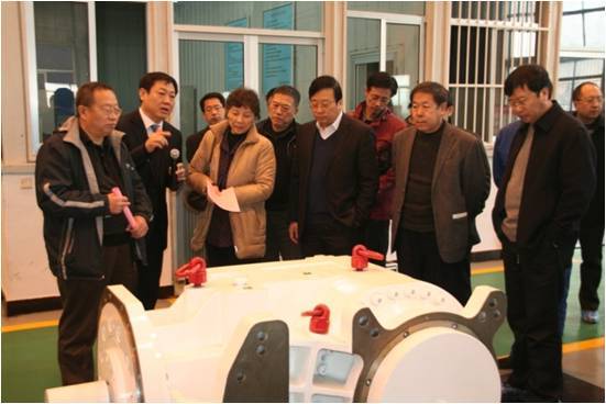 中国机械工业联合会执行副会长于清笈视察我公司