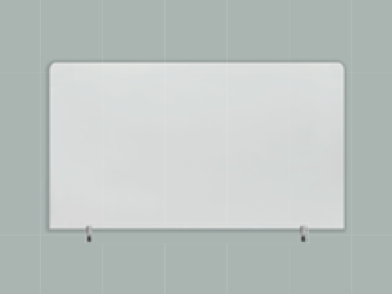 FROSTED SCREEN GLASS WHITEBOARD