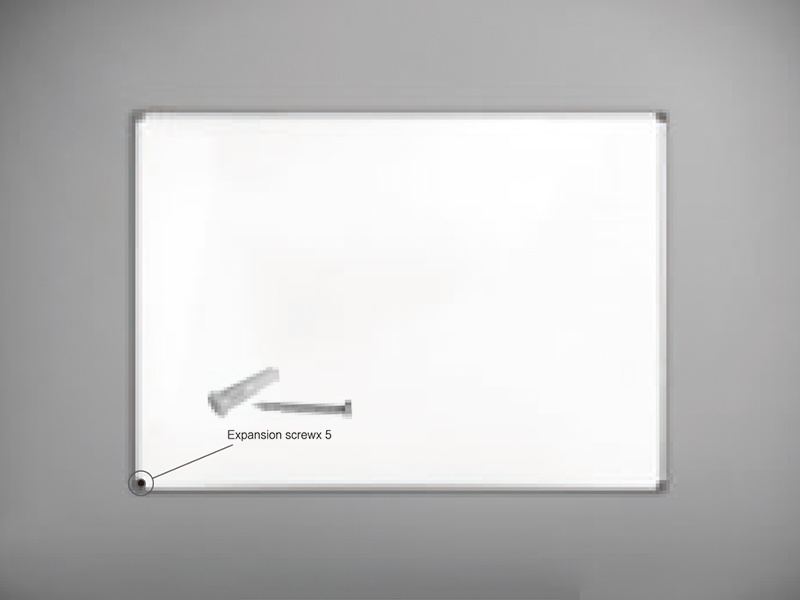 ALUMINUM MELAMINE WHITEBOARD