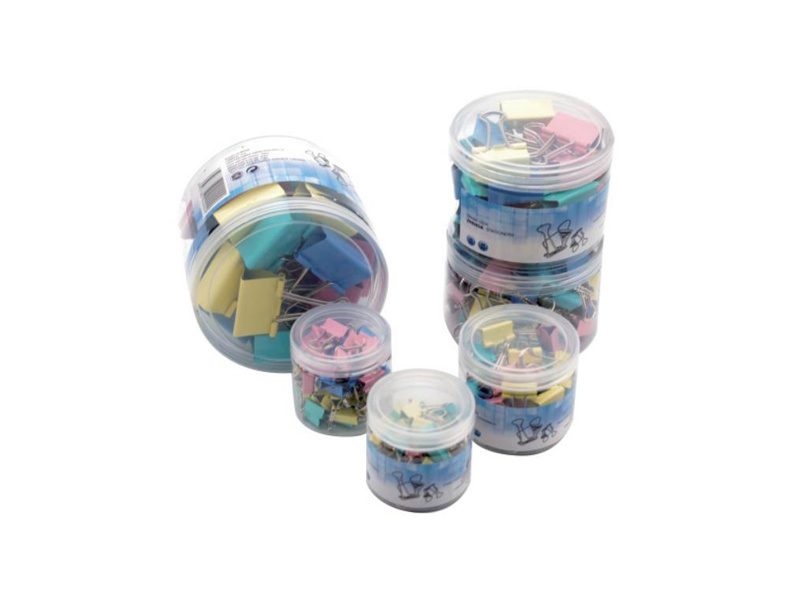 Milky Binder Clip In PP Tube