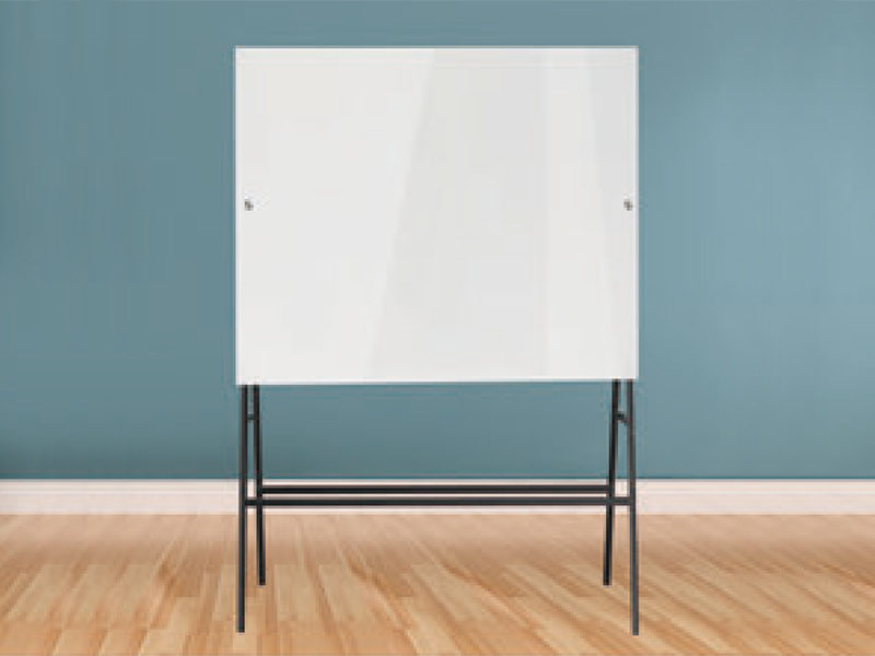 A SHAPE GLASS WHITEBOARD