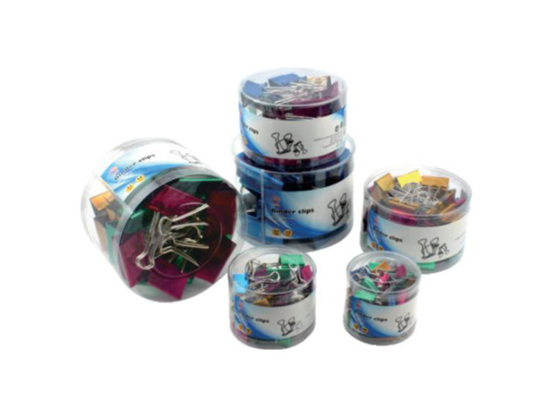 Metallic Binder Clip In PET Tube