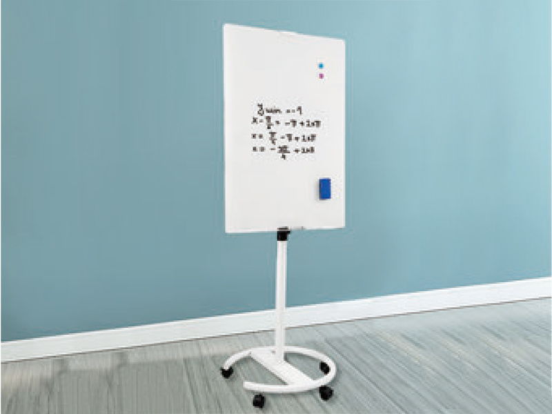 MOBILE PRESENTATION EASEL GLASS WHITEBOARD