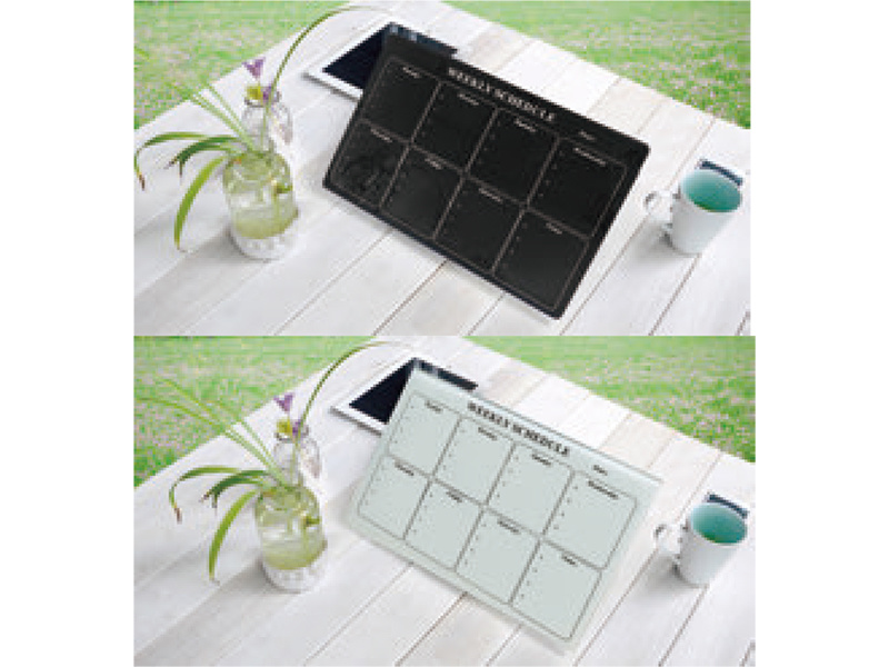 DESKTOP MAGNETIC GLASS PLAN BOARD