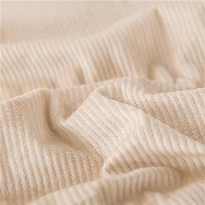 ORT3LY25 Stripe jacquard flannel duvet （OKO BSCI）