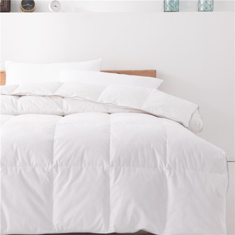 ORT1LK11: peach fabric duck feather quilt（BSCI OKO DOWNPASS RDS）