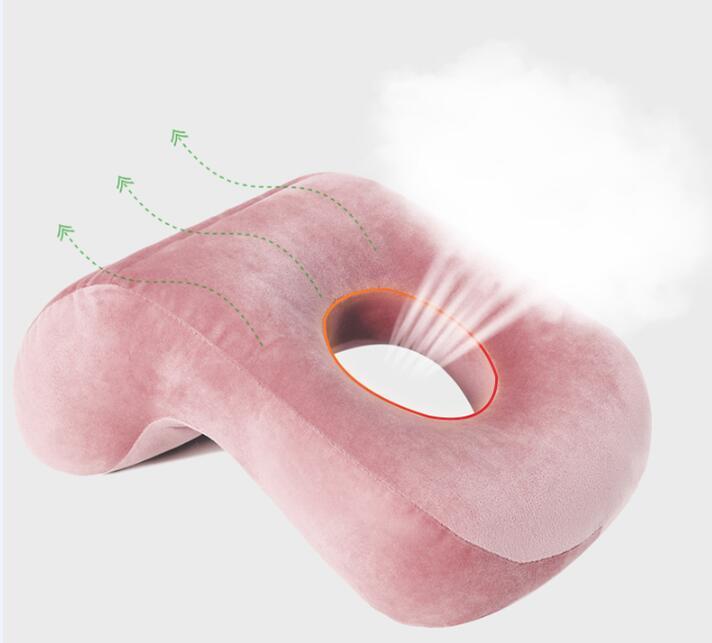 Nap time velvet pillow