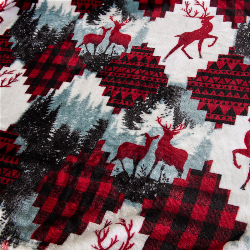 ORT3LY12 printed flannel blanket (OKO BSCI)